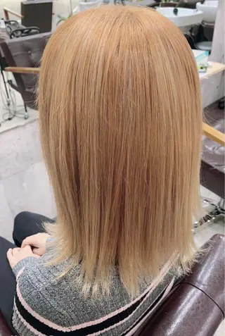 ミディアム カラー hair salon mementoのヘアスタイル