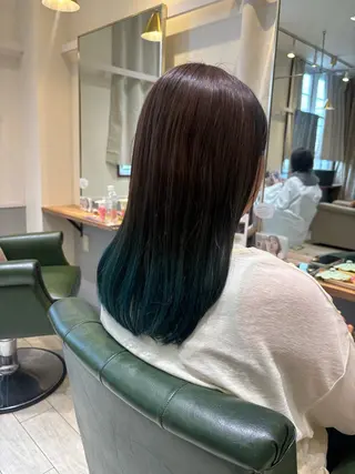 ミディアム laffin❁ななみ /パーマスタイルのヘアスタイル