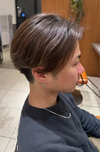 ショート メンズ Merry Land日吉所属・暖色/ベージュ/ メンズ/鈴木彩のヘアスタイル