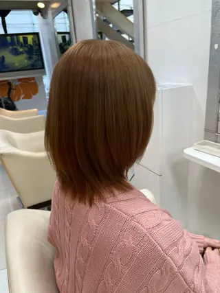 ミディアム カラー ヘアケアベースウィズ所属・柳川 玲也のヘアスタイル