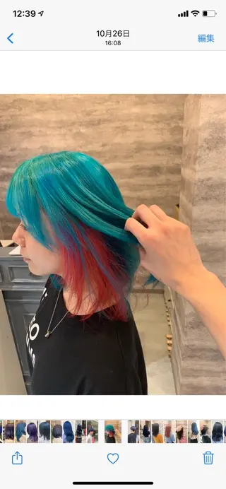 ミディアム カラー 🫟Blanco🫟 Color&Careのヘアスタイル