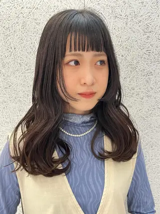 セミロング カラー SOYON 🤍CHIZU🤍.のヘアスタイル