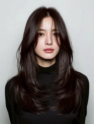 ロング 【明石の艶髪神様】 染澤尋統のヘアスタイル