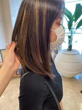 セミロング レイヤー/ウルフ🤎 mayo.のヘアスタイル