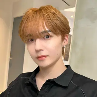 ショート カラー メンズ 岡田大志🇰🇷 中/韓メンズヘアのヘアスタイル