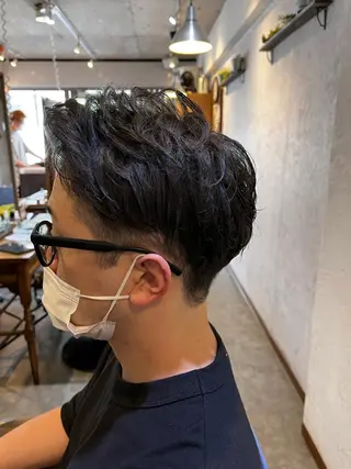 ショート メンズ Hair   relaxation drop大森所属・佐藤槙哉 サトウシンヤのヘアスタイル