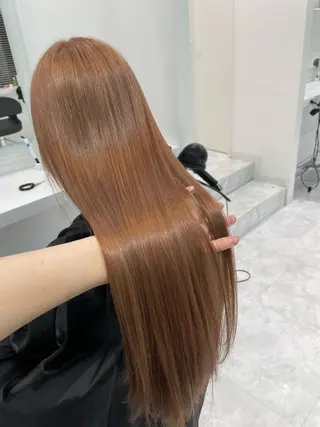ロング カラー ヘアアレンジ 髪質改善/ハイトーン /新宿/Takutoのヘアスタイル