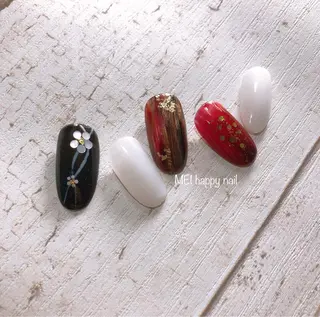 ネイル 北浦和 自爪育成ケアのネイルデザイン