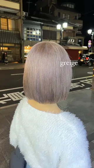 ショート カラー CYAN 京都駅前店（シアン）所属・🩷  ayaka 🩷のヘアスタイル