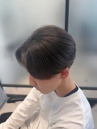 パーマ メンズ 曲がる縮毛矯正/ メンズパーマ森隆之介のヘアスタイル