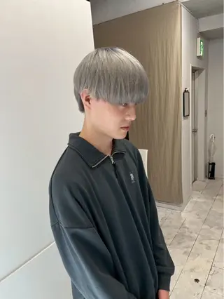 ショート メンズ 村松　和磨/ケアブ リーチ/メンズパーマのヘアスタイル