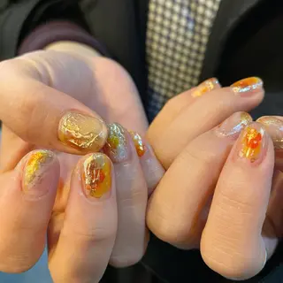 カラー ネイル scre as Etelのネイルデザイン