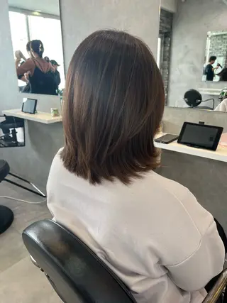 ミディアム カラー ロエ平尾山荘所属・ショート/ハイライト /平尾/薬院/綜一郎のヘアスタイル