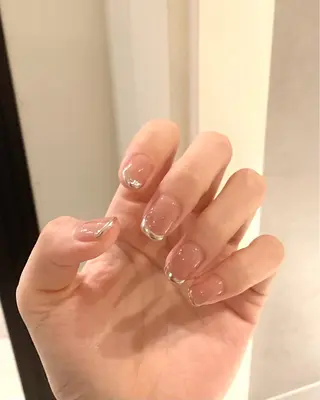 ネイル By moonネイル 🌷ワンホン/韓国風のネイルデザイン