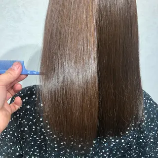 セミロング ムトウセイマ/艶髪 /艶ケアWブリーチのヘアスタイル