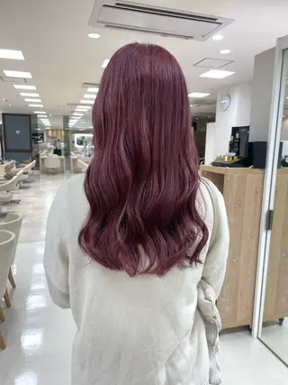 セミロング カラー ヘアアレンジ 🍒KIKUCHI KANAE🍒のヘアスタイル