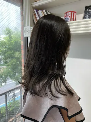 セミロング カラー ヘアアレンジ 大宮/山口 竣也のヘアスタイル