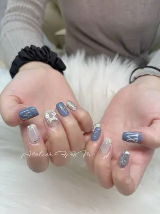 ミディアム nail&eyelashsalon atelier fam上本町店所属・アトリエ FAMのネイルデザイン