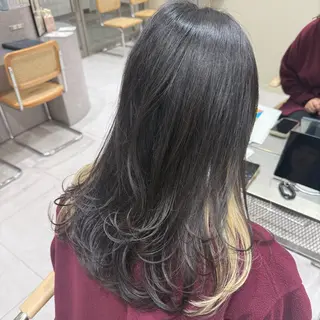 ロング 韓国レイヤー｜ 透明感カラー｜ココナのヘアスタイル