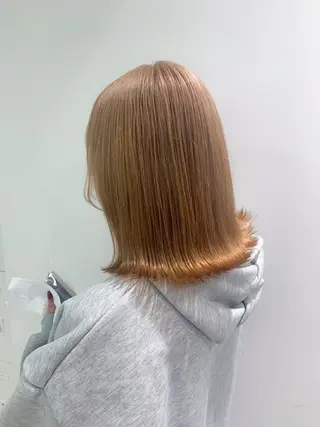 ロング 大人上品🤍透明感 ベージュ🤍REOのヘアスタイル