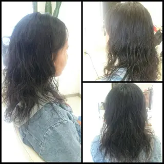 セミロング パーマ Hair VERDEのヘアスタイル