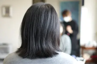 ミディアム 中島 剛のヘアスタイル