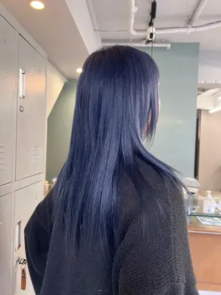 セミロング カラー flamme 🫧yumiのヘアスタイル