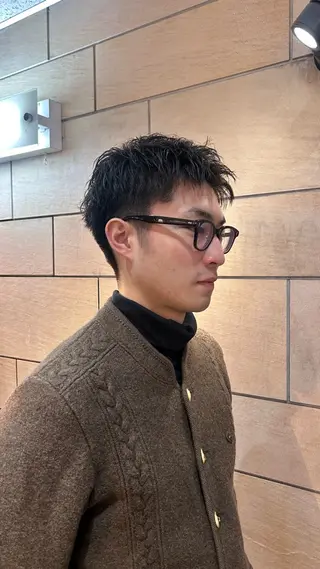 ショート メンズ 🌿ボブ パーマ高橋啓太🌿のヘアスタイル