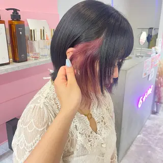 カラー 🎀ミルクティー/暖 色×レイヤー/マリアのヘアスタイル