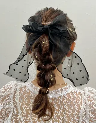 ロング hair gene所属・君山 希美のヘアスタイル