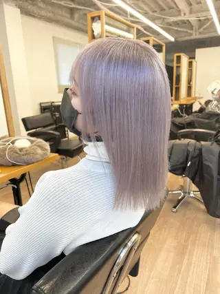 ミディアム カラー パーマ ヘアアレンジ メンズ キッズ ネイル マツエク・マツパ アイブロウ nico TOKYO 渋谷所属・ブリーチ　ハイトーン 特化🌈フジタハルキのヘアスタイル