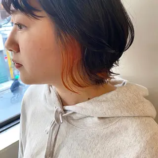 ショート カラー ヘアアレンジ GIVET (ジヴェ)所属・撮影モデル募集 🦋soemikaのヘアスタイル