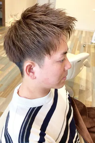 ショート メンズ hair salon 未来-mirai所属・【男性専門】岩崎凌 ✂︎楽しい時間を！のヘアスタイル