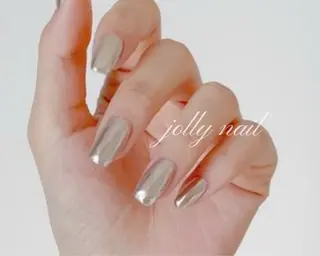 ネイル Jolly チップ長さだしのネイルデザイン