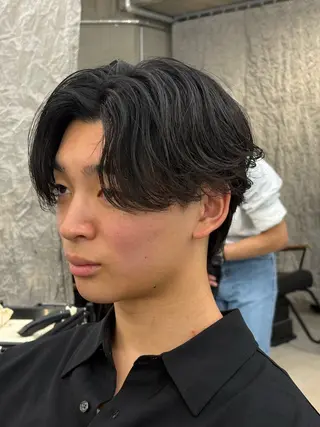 パーマ メンズ メンズパーマ特化 福岡正真のヘアスタイル