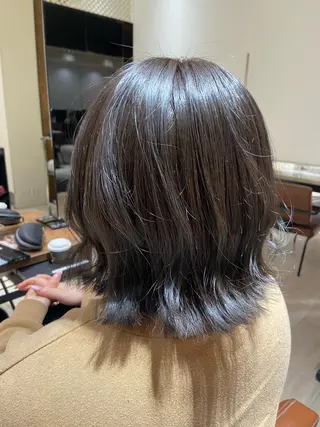 カラー 🎀大竹美侑／顔まわ りカット／レイヤーのヘアスタイル