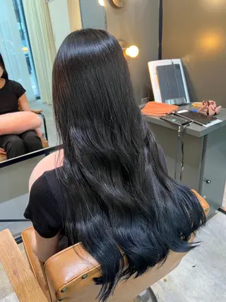 ロング カラー 髪質改善ストレート Kantaのヘアスタイル