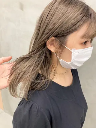 カラー 🌿似合わせブリーチ 松本朋幸🌿のヘアスタイル