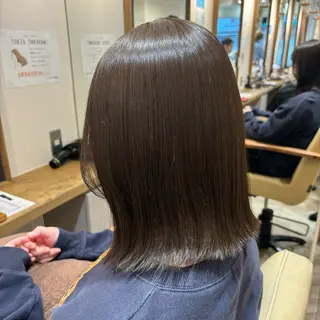 ミディアム 暖色/艶カラー🍑☆ /杉村夏希のヘアスタイル