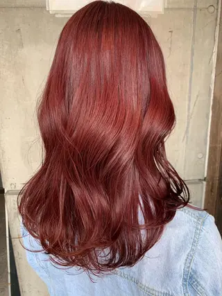 セミロング カラー 平野 優奈のヘアスタイル