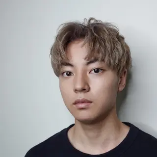 ショート カラー パーマ メンズ 髪質改善🇰🇷 レイヤーカット/梅田のヘアスタイル