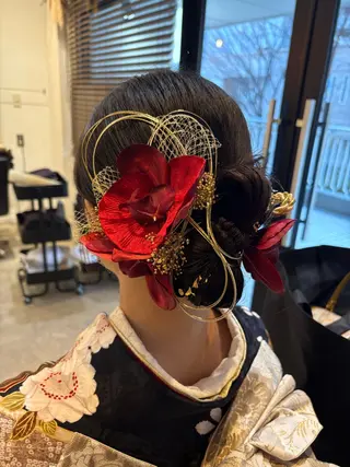 セミロング 毛利 楓花のヘアスタイル