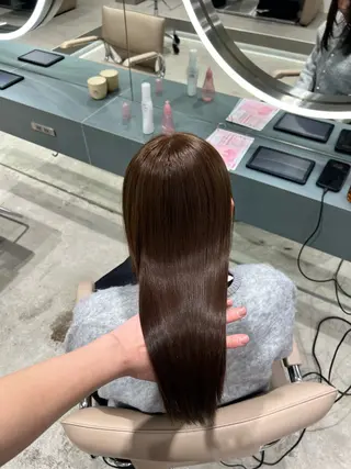 ミディアム カラー ✨髪質改善 縮毛矯正 艶髪 立川 コウキ✨のヘアスタイル