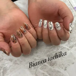 ネイル Bianca 立川店 小川のネイルデザイン