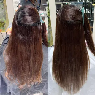 ロング パーマ 🧊🪞透明感カラー himeのヘアスタイル