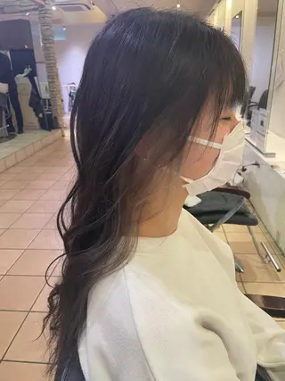 ロング 髪質改善 SHEER. 大阪梅田所属・髪質改善/ 梅田中崎町/宮里のヘアスタイル
