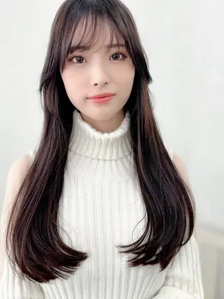 ロング 髪質改善 安田萌吾のヘアスタイル