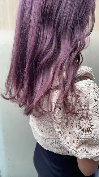 セミロング レイヤーカット/ 透明感カラーmikuのヘアスタイル