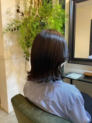 ミディアム 🎀暖色カラー／ボブ 🎀MOMONAのヘアスタイル