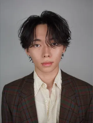 ショート メンズ 中嶋 流生のヘアスタイル